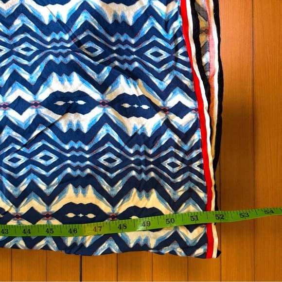 Flying Tomato Blue & White Geometric Jumpsuit - Size Large - Picture 8 of 12